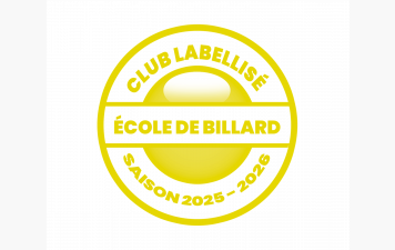 Guidel Billard Club labélisé &quot;Ecole de billard&quot; pour la saison 2025-26